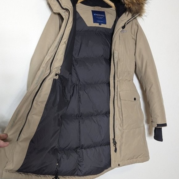 Discovery Expeditions Down Filled Coat Fur Trim Warm XS/S - Picture 12 of 16
